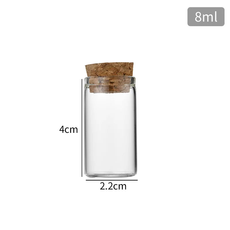 Capsule Bottle 9 Sizes Candy Scented Bottle High Borosilicate Bottle Low Borosilicate Glass For Tea Lovers Home Decoration