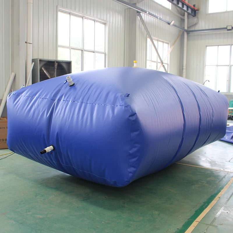 100 Gallon Water Tank, Foldable Storage Container Bag Airbag 400L Camping RV With Valve Drought Resistance And Fire Protection