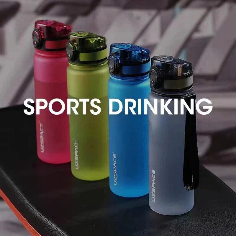 High Quality Water Bottle 500ML 1000ML BPA Free Leak Proof Portable For Drink Bottles Sports Gym Eco Friendly