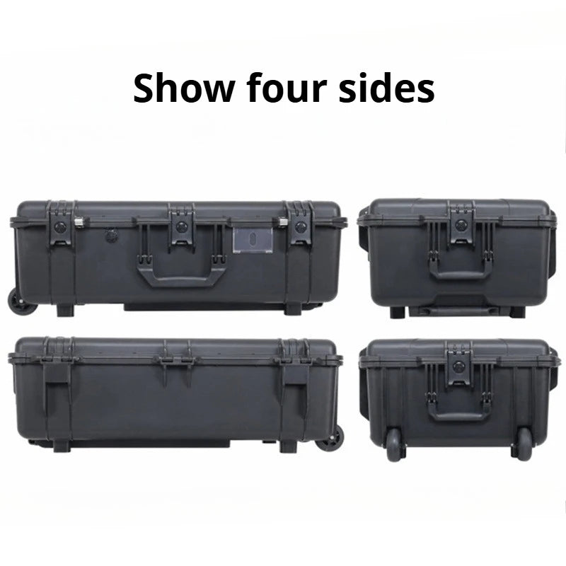 Trolley Toolbox Safety Protection Case Waterproof Hardware Durable Practical Tool Storage Boxes Large Capacity Tool Organizer