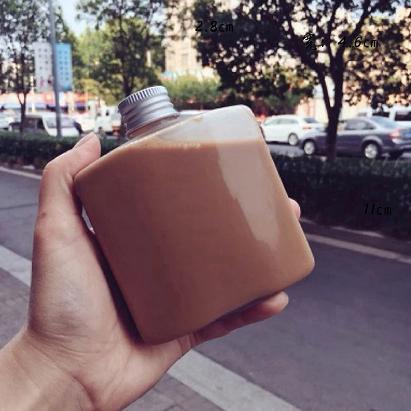 Drinking Water Bottles With Lids Caps Plastic Water Bottle 350ml Plastic Bottles For Drinks Storage Containers