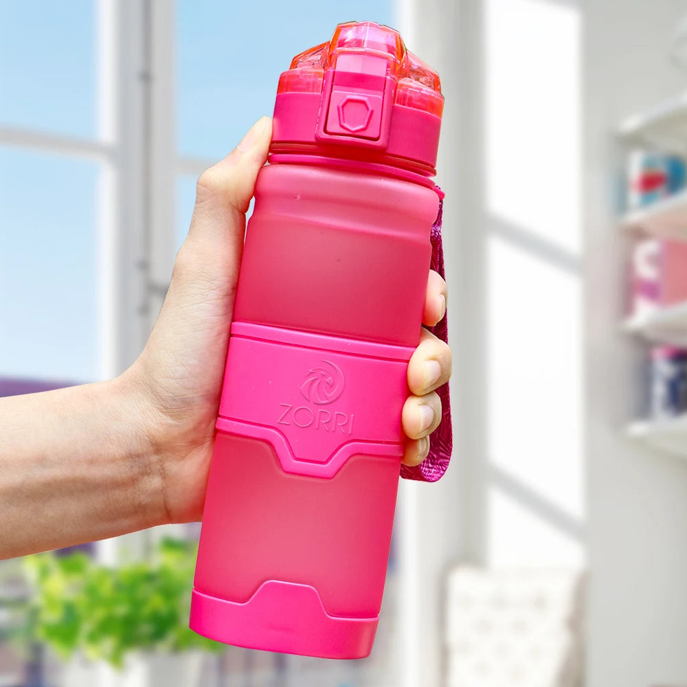 1PC 1000ml BPA Free Leak Proof Sports Water Bottle With Time Marker High Quality Tour Hiking Portable My Favorite Drink Bottles