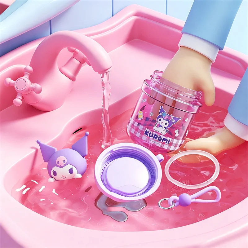 X&W Sanrio My Melody Kuromi 400ml Bisphenol A Leak Proof Bottle Portable Outdoor Travel Children's and Girls' Drinking Glass