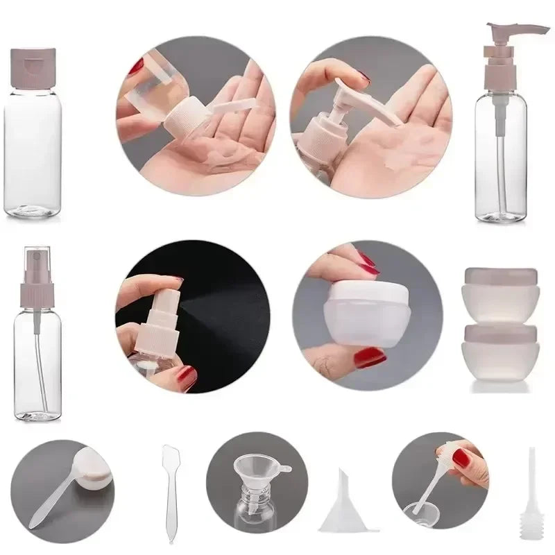 Portable Mini Refillable Fragrance Hand Sanitizer Alcohol Bottle With Spray Fragrance Pump Empty Cosmetic Container