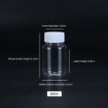 15ml/20ml/30ml/100ml Plastic PET Clear Empty Seal Bottles Solid Powder Medicine Pill Vial Container Reagent Packing Bottle