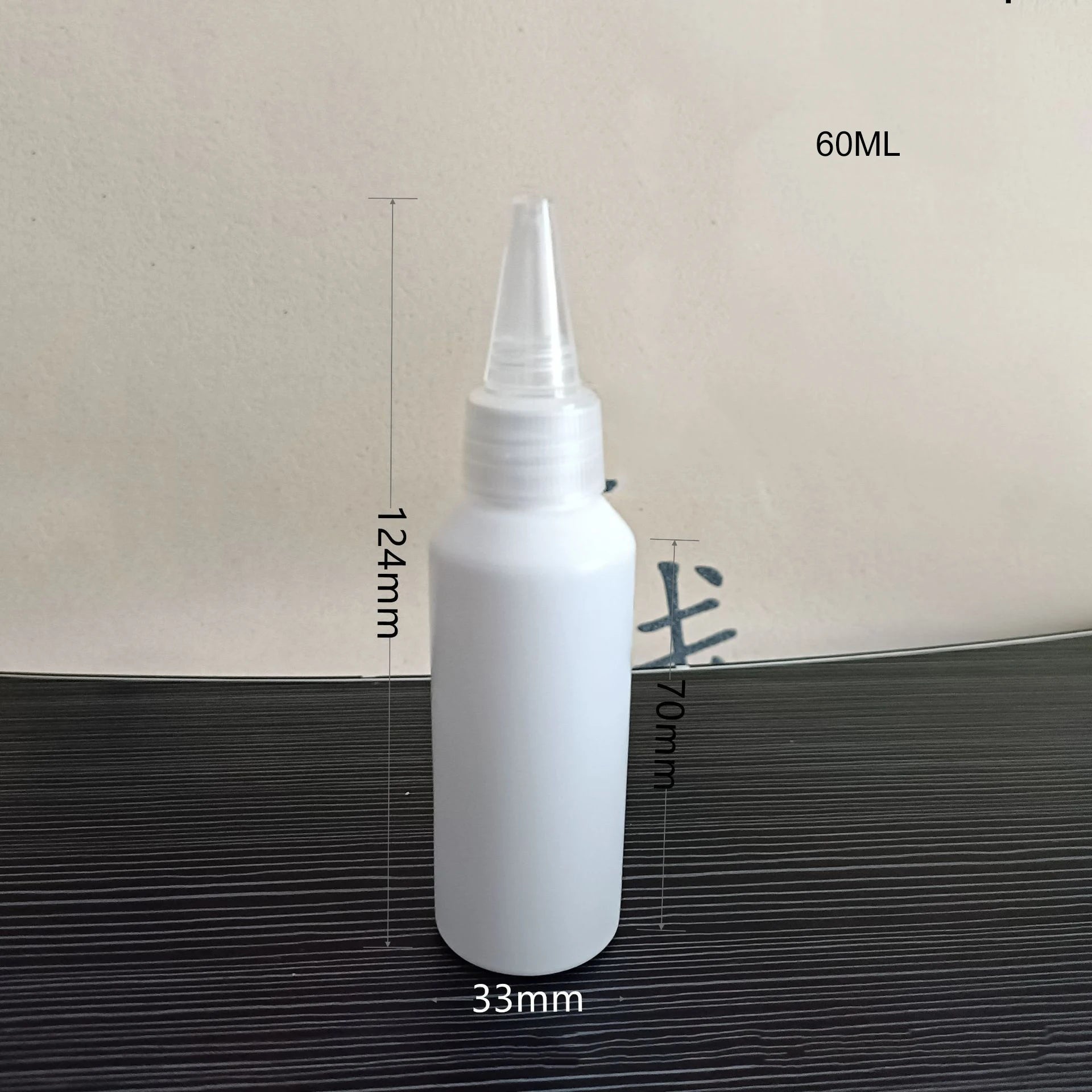 5/10/20/30/50/60/100ml Empty PE Plastic Glue Bottles With Screw-On Lids Squeeze Liquid Ink Oil Dropper Bottles