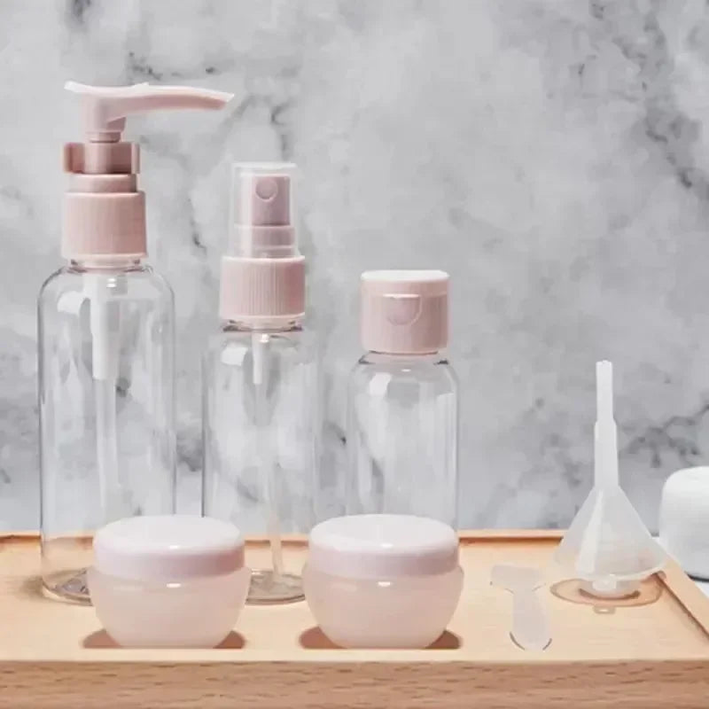 Portable Mini Refillable Fragrance Hand Sanitizer Alcohol Bottle With Spray Fragrance Pump Empty Cosmetic Container