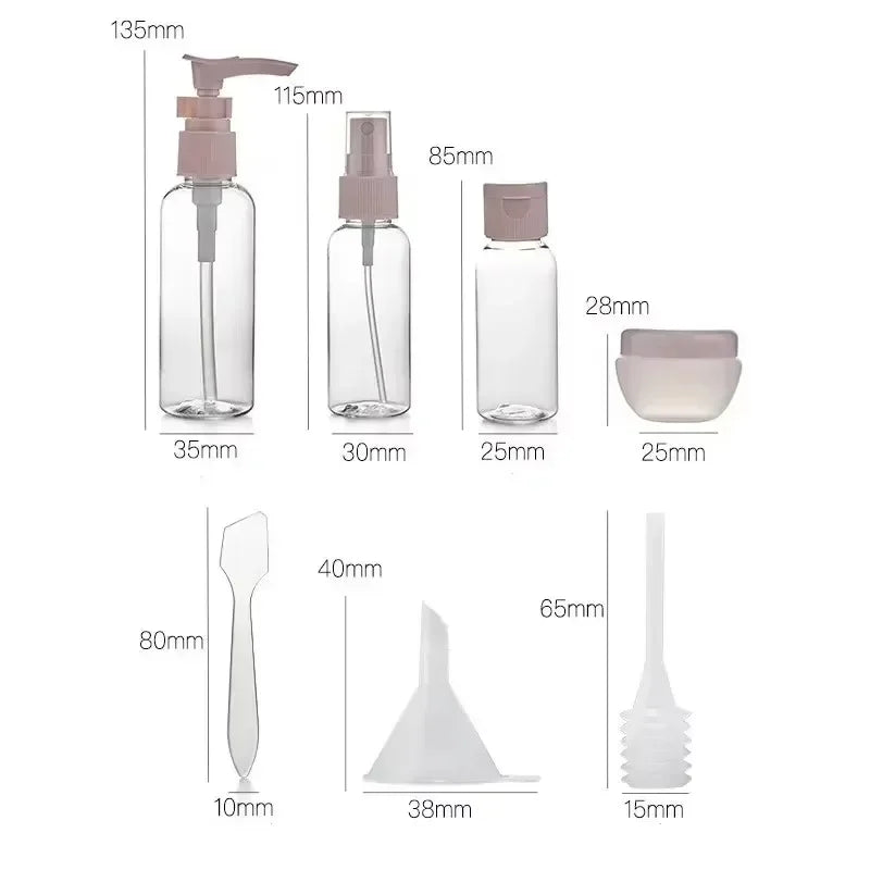 Portable Mini Refillable Fragrance Hand Sanitizer Alcohol Bottle With Spray Fragrance Pump Empty Cosmetic Container