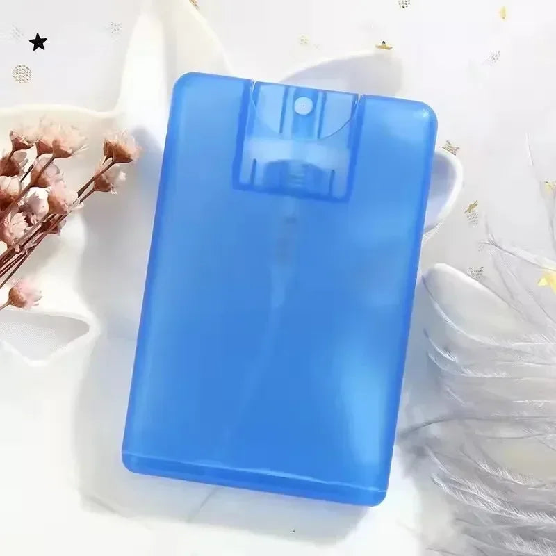 Portable Mini Refillable Fragrance Hand Sanitizer Alcohol Bottle With Spray Fragrance Pump Empty Cosmetic Container