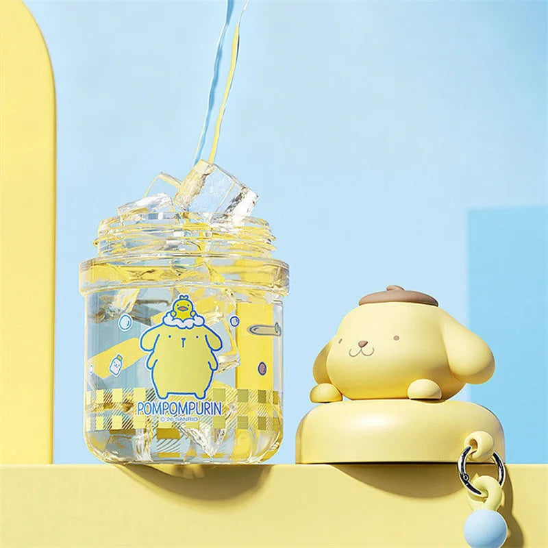 X&W Sanrio My Melody Kuromi 400ml Bisphenol A Leak Proof Bottle Portable Outdoor Travel Children's and Girls' Drinking Glass