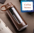 Glass Bottle Water Bottle 1000Ml Glass Water Bottle Thermos Glass Flask Sport Glass Bottles Bike Cup Double Bottom Glass Thermos