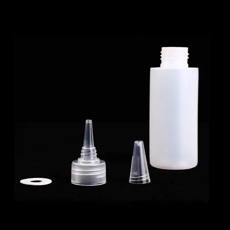 500ML Refillable Squeeze Bottle Leak-proof Honey Seasoning Pigment Bottle Not Easy To Deform Dropper Bottle With Dust Lid Funnel