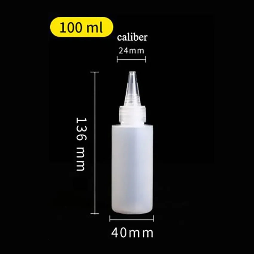 500ML Refillable Squeeze Bottle Leak-proof Honey Seasoning Pigment Bottle Not Easy To Deform Dropper Bottle With Dust Lid Funnel