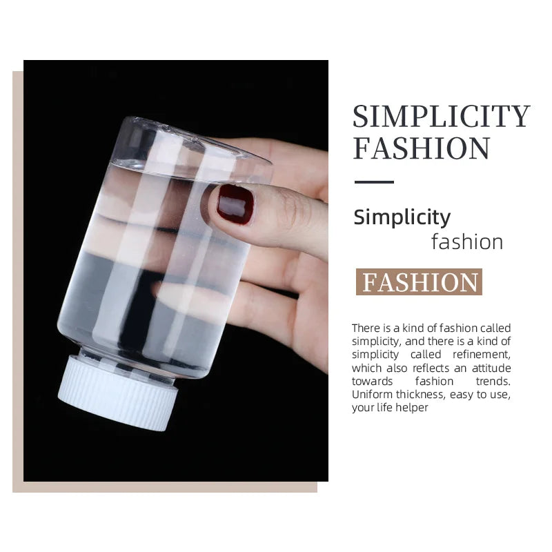 15ml/20ml/30ml/100ml Plastic PET Clear Empty Seal Bottles Solid Powder Medicine Pill Vial Container Reagent Packing Bottle