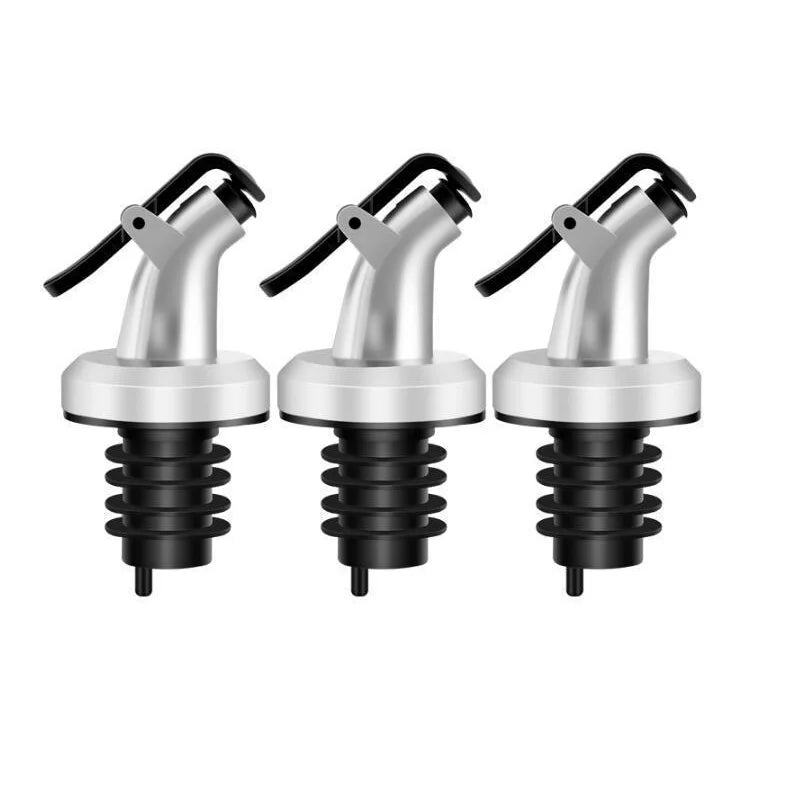 (1pcs) Kitchen Oil Bottle Pourer Wine Bottle Stopper Oil Bottle Nozzle Dispenser