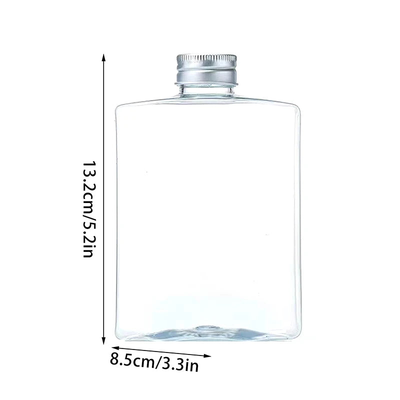 Drinking Water Bottles With Lids Caps Plastic Water Bottle 350ml Plastic Bottles For Drinks Storage Containers