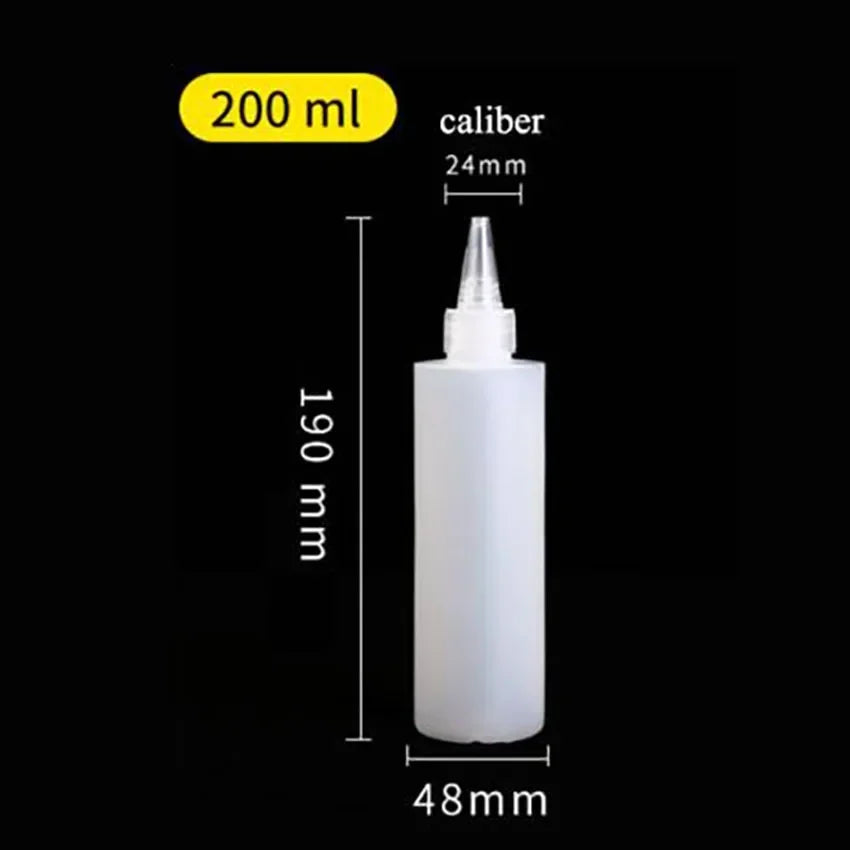 500ML Refillable Squeeze Bottle Leak-proof Honey Seasoning Pigment Bottle Not Easy To Deform Dropper Bottle With Dust Lid Funnel