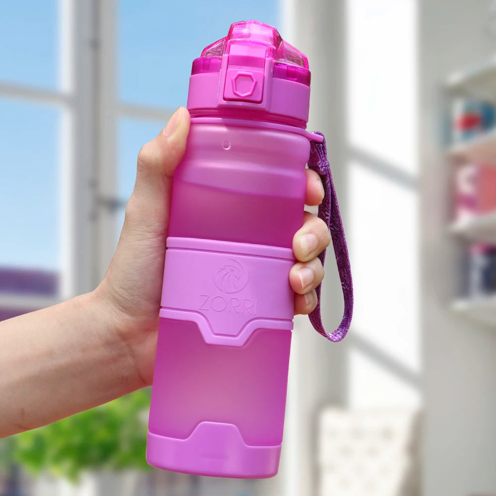 1PC 1000ml BPA Free Leak Proof Sports Water Bottle With Time Marker High Quality Tour Hiking Portable My Favorite Drink Bottles