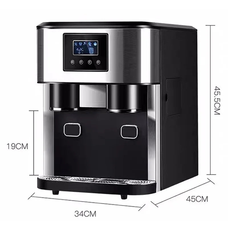 3-in-1 Refrigerator & Countertop Self-Cleaning Water Dispenser with Crushed Ice Function 18KG/DAY Household Kitchen & Office Wat