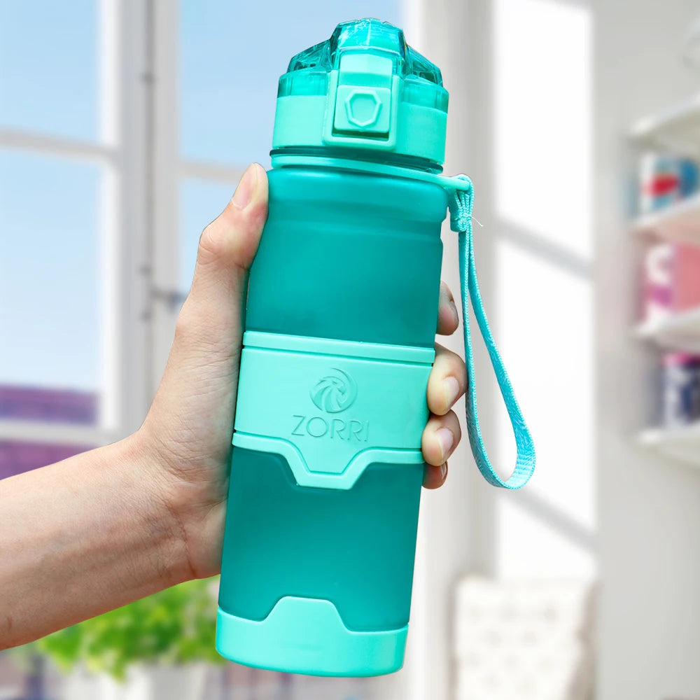 1PC 1000ml BPA Free Leak Proof Sports Water Bottle With Time Marker High Quality Tour Hiking Portable My Favorite Drink Bottles