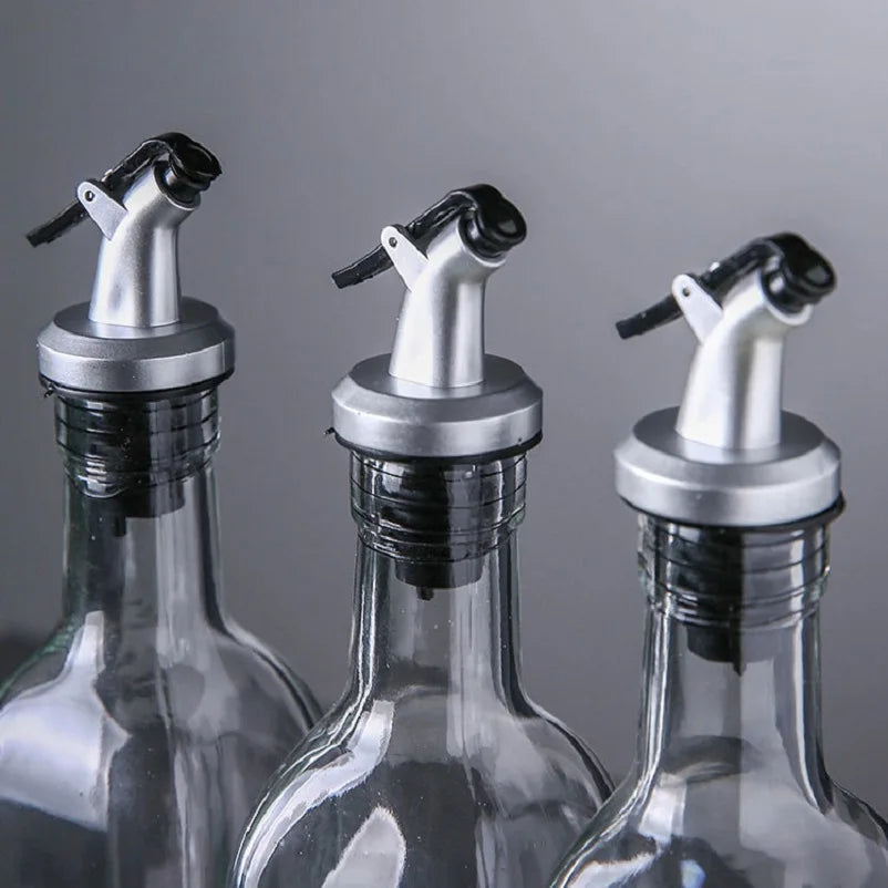 (1pcs) Kitchen Oil Bottle Pourer Wine Bottle Stopper Oil Bottle Nozzle Dispenser