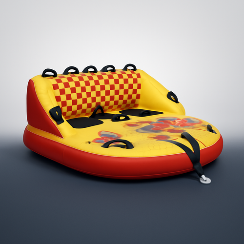 3-Person Towable Water Tube - studio product photo