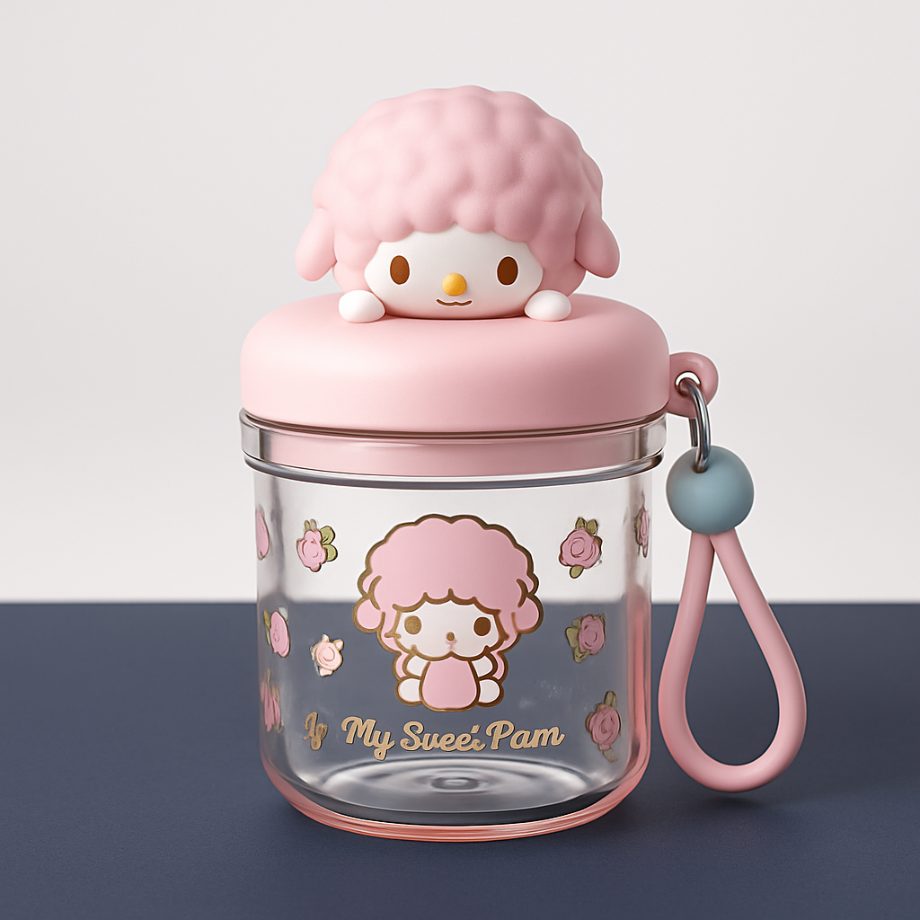 Sanrio Characters 400ml Water Bottle - studio product photo